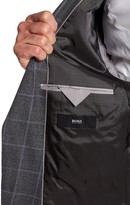 Thumbnail for your product : HUGO BOSS Jeen Two Button Notch Lapel Trim Fit Check Wool Sport Coat