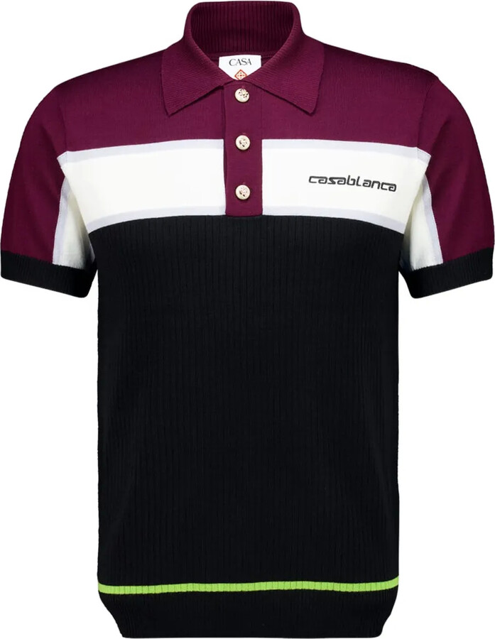 Casablanca Merino Wool Polo Shirt