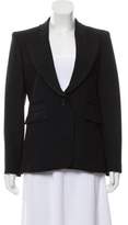 Thumbnail for your product : Smythe Wool-Blend Peak-Lapel Blazer Black Wool-Blend Peak-Lapel Blazer