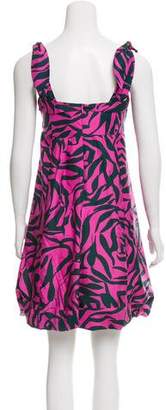 Marc by Marc Jacobs Printed Silk Dress