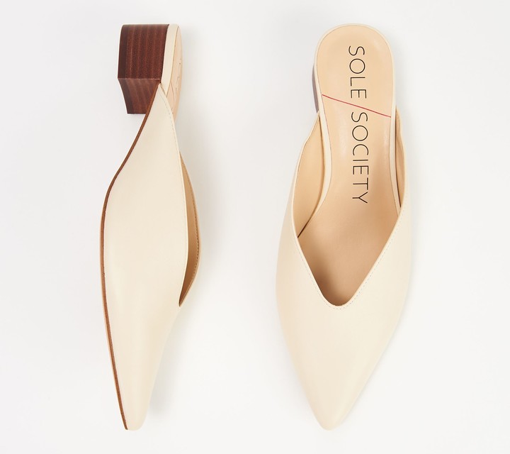 sole society leopard mules