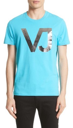 Versace Men's Jeans Foiled Graphic T-Shirt