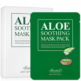 Benton Aloe Soothing Mask Pack -10Ea/Pack