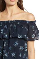 Thumbnail for your product : Current/Elliott The Ruffle Off the Shoulder Top