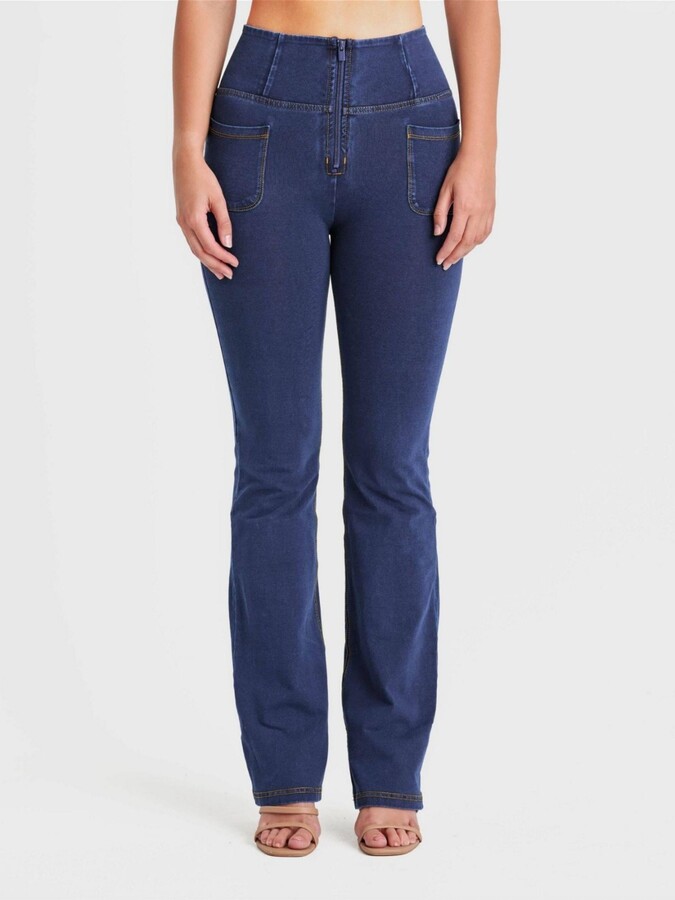 Freddy Women's Super High-Rise Sculpting Flare Jeans