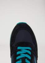 Thumbnail for your product : Armani Junior Suede Sneakers With Contrasting Details