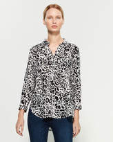 Thumbnail for your product : Grand & Greene Grey & Black Long Sleeve Cheetah Print Shirt