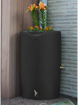 Good Ideas Impressions 50 Gallon Rain Barrel