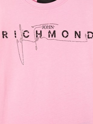 John Richmond Junior short sleeved logo T-shirt