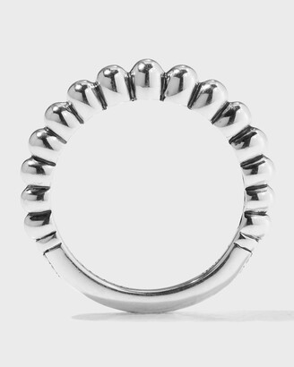 Lagos Fluted Sterling Silver Stacking Ring, Size 7