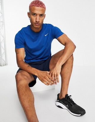 Nike Training Dri-FIT t-shirt in blue - ShopStyle