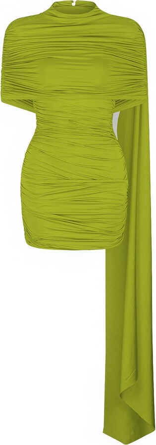 ATOIR Green Elsie Mini Dress - Chartreuse