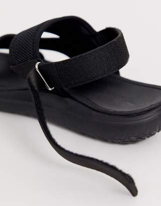 ASOS Design DESIGN sneaker sandals in mixed materials