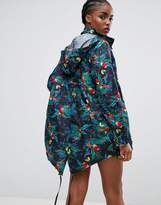 Thumbnail for your product : ASOS Pac A Mac In Tropical Print