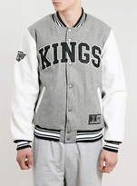 Thumbnail for your product : Topman Majestic kings beecroft Letterman Jacket