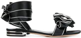 Casadei rosette detail sandals