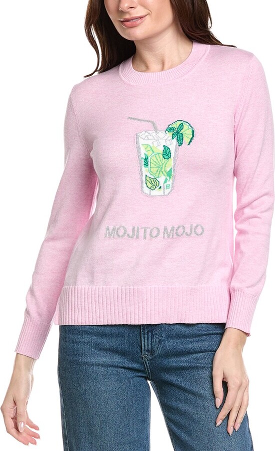 Hannah Rose Mojito Mojo Cashmere-Blend Sweater