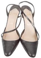 Thumbnail for your product : Christian Louboutin Metallic Leather Pumps