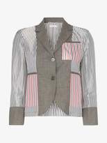 Thumbnail for your product : Thom Browne Inside-Out Wool Sport Coat