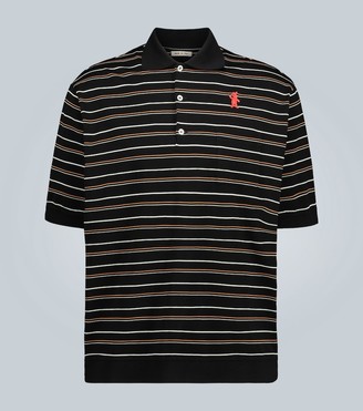 Marni Striped short-sleeved polo shirt