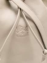 Thumbnail for your product : Il Bisonte embossed logo bucket bag