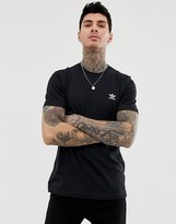 Thumbnail for your product : adidas essentials small logo t-shirt in black