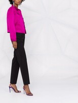 Thumbnail for your product : Tom Ford Satin-Finish Button-Up Fitted Jacket