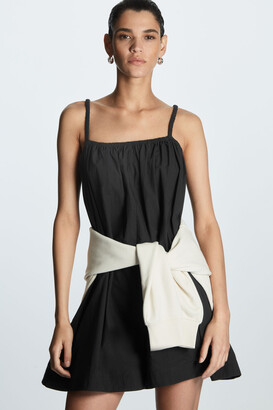 COS Gathered Strappy Romper - ShopStyle