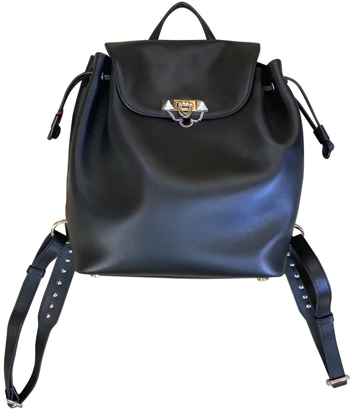 valentino rockstud leather backpack