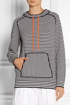Thumbnail for your product : Tory Burch Geraldine hooded striped cotton-blend sweater