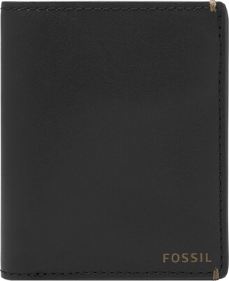  Fossil Men's Andrew Leather Zip Card Case Wallet, Black,  (Model: ML4394001) : Clothing, Shoes & Jewelry