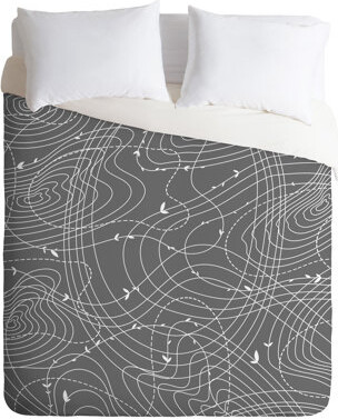Deny Designs Abolina the Tangled Web Single Duvet Cover