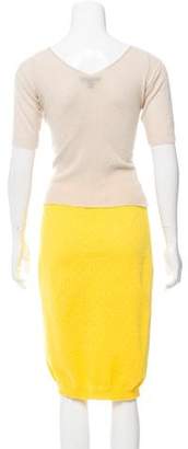 Louis Vuitton Open-Knit Midi Dress