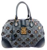 Thumbnail for your product : Louis Vuitton Denim Polka Dot Trunks Bowly Bag Blue Denim Polka Dot Trunks Bowly Bag