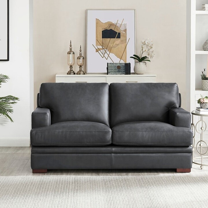Hydeline USA Hydeline Top Grain Leather Loveseat ShopStyle
