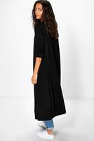 Thumbnail for your product : boohoo Tall Collarless Duster Jacket