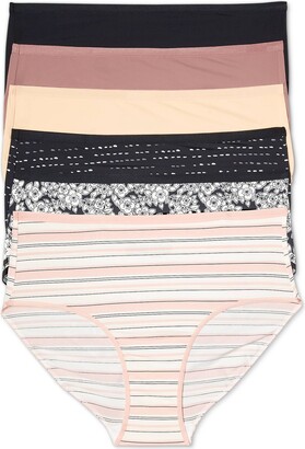 Agnes Orinda Women's Sheer Lace Trim High Rise Solid Brief Stretchy  Underwear : Target