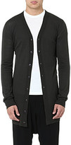 Thumbnail for your product : Rick Owens Long merino wool cardigan - for Men