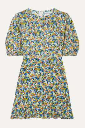 Faithfull The Brand Jeanette Floral-print Crepe Mini Dress