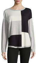 Thumbnail for your product : Jones New York Colourblocked Long-Sleeve Sweater