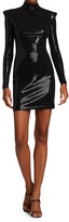 Thumbnail for your product : David Koma Sequin Turtleneck Open Back Cocktail Dress