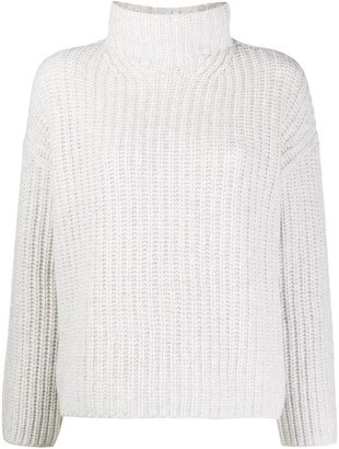 Vince Chunky-Knit Funnel Neck Jumper