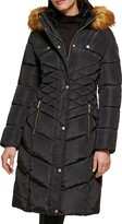 Thumbnail for your product : GUESS Faux Fur Trim Puffer Coat