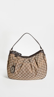 Shopbop Archive Gucci GG Canvas Sukey Hobo Bag