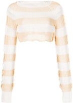 Thumbnail for your product : Marni Crewneck Cropped Jumper