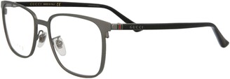 Gucci Rectangle Metal Optical Frames