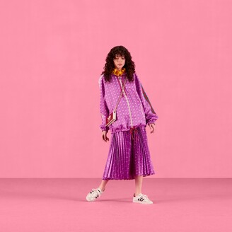 スカート GUCCI LILAC CREPE SKIRT Gucci Lilac Crepe Skirt | italist