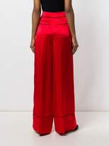 Thumbnail for your product : Alexander McQueen high rise palazzo trousers