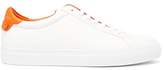 Thumbnail for your product : Givenchy Urban Street Leather Trainers - Orange White