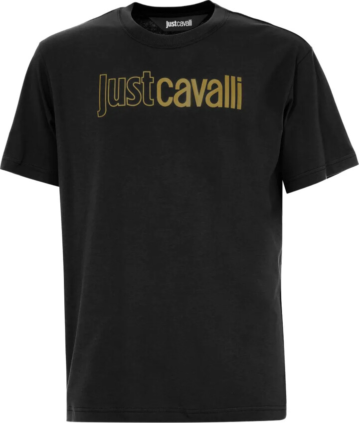 Just Cavalli logo-print T-shirt